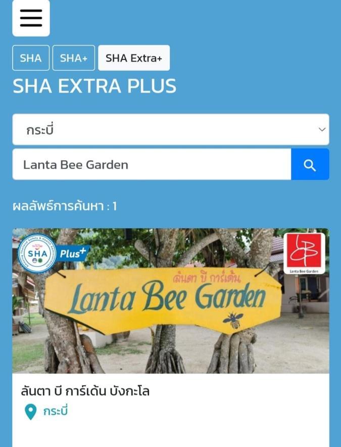 Lanta Bee Garden Bungalow Sha Extra Plus Koh Lanta Ngoại thất bức ảnh